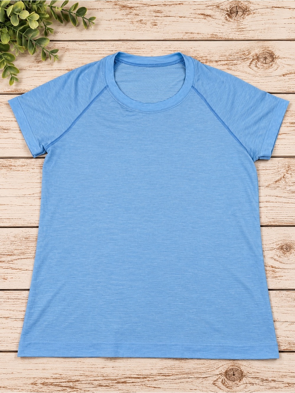 lululemon athletica Women's Short-Sleeve Active Tee - Light Blue
